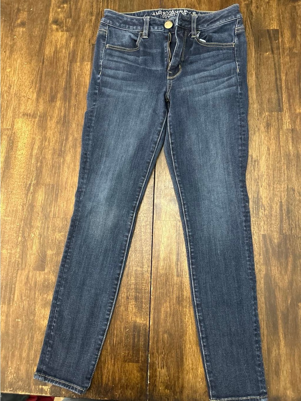 American Eagle Outfitters Dark Blue Skinny Jeans